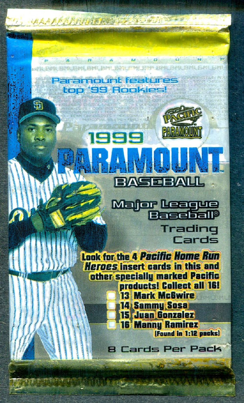 1999 Pacific Paramount Baseball Unopened Pack (Retail) (8)