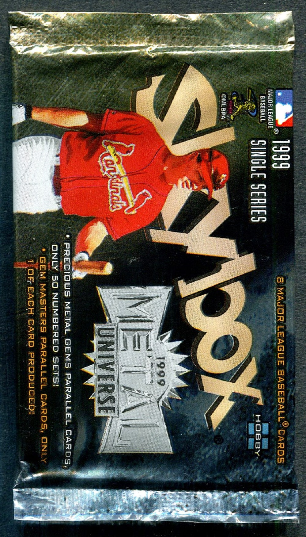 1999 SkyBox Metal Universe Baseball Unopened Pack (Hobby) (8)