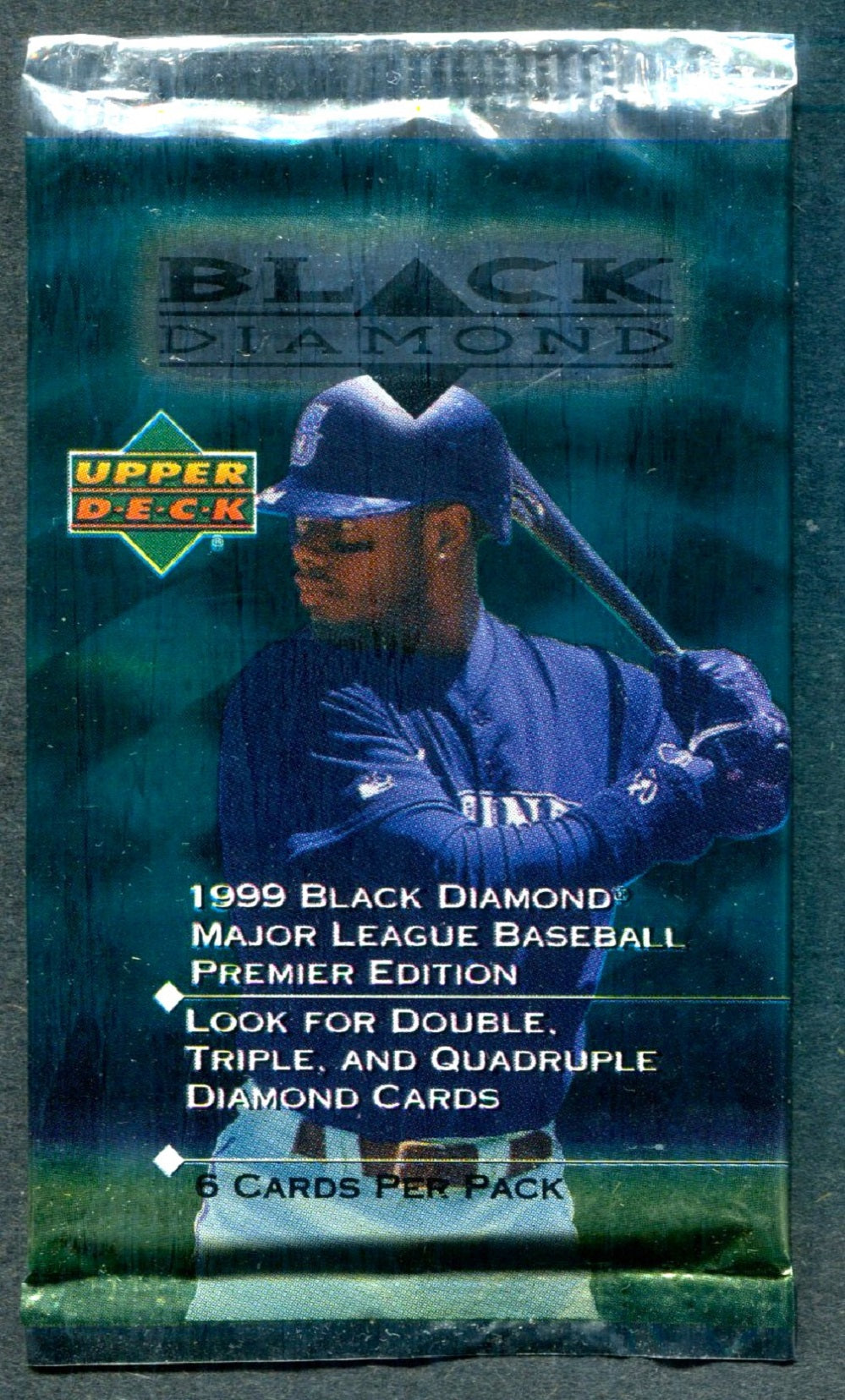 1999 Upper Deck Black Diamond Baseball Unopened Pack (6)