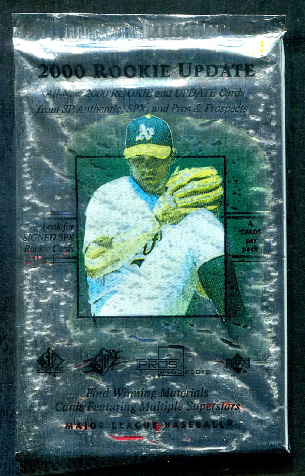 2000 Upper Deck Rookie Update Baseball Unopened Pack (4)