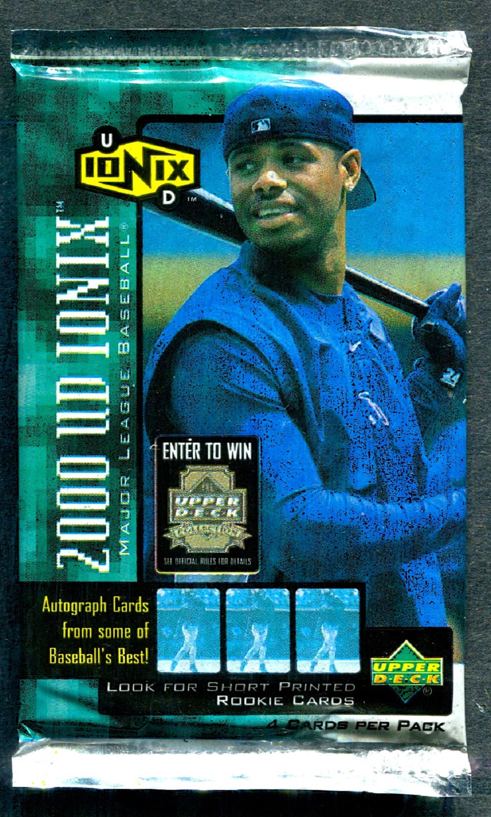 2000 Upper Deck Ionix Baseball Unopened Pack (4)