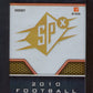 2010 Upper Deck SPx Football Unopened Pack (Hobby) (4)