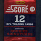 2013 Panini Score Football Unopened Pack (12)
