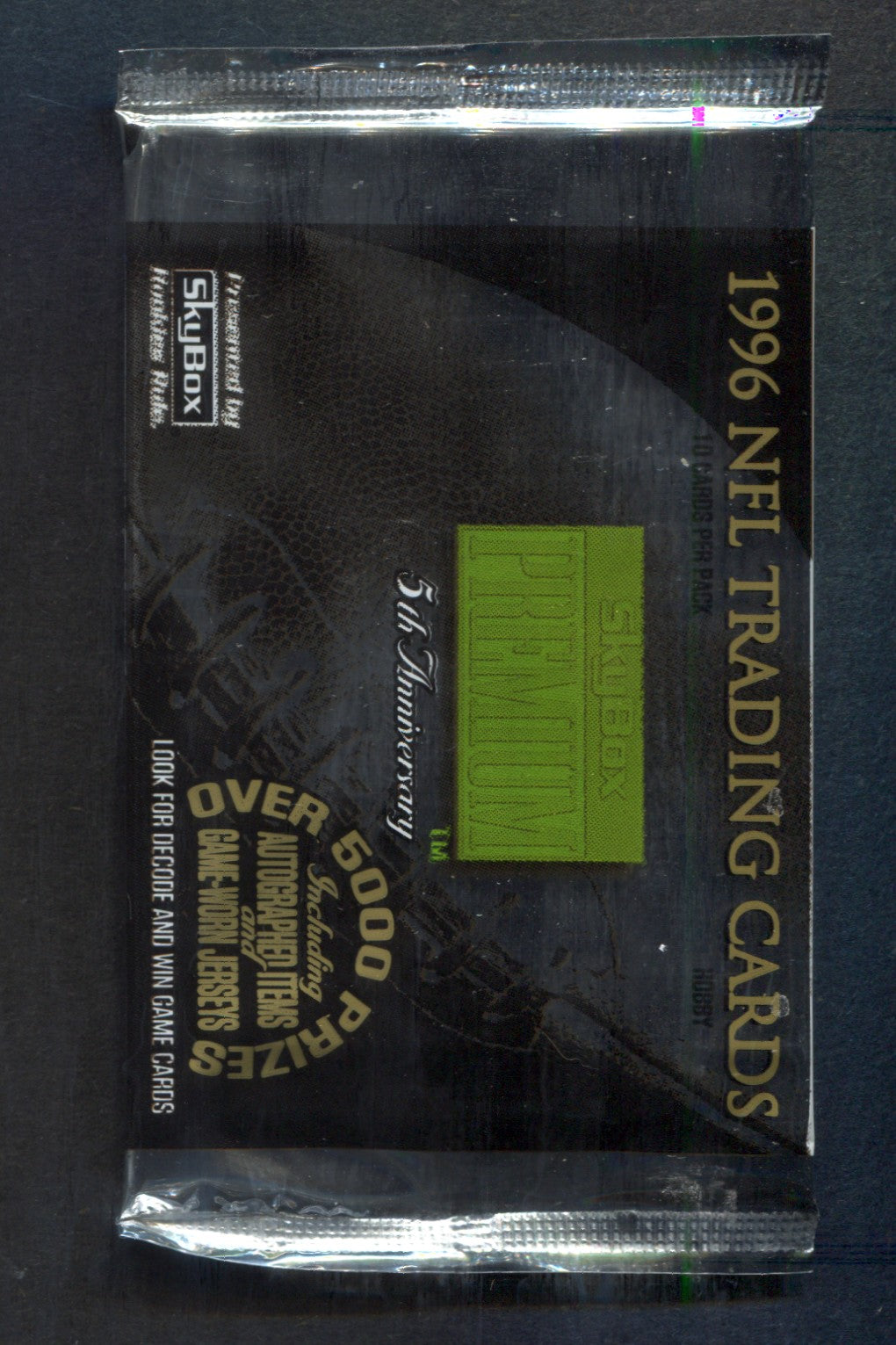 1996 Skybox Premium Football Unopened Pack (Hobby) (10)