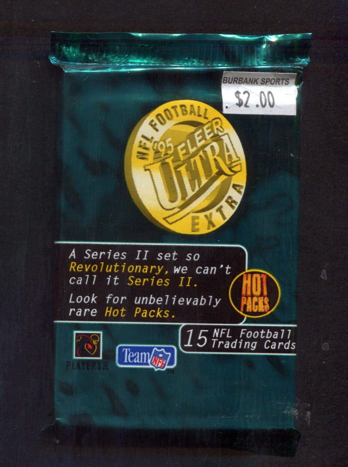 1995 Fleer Ultra Football Unopened Series 2 Pack (Retail) (Pre-Priced) (PS) (15)