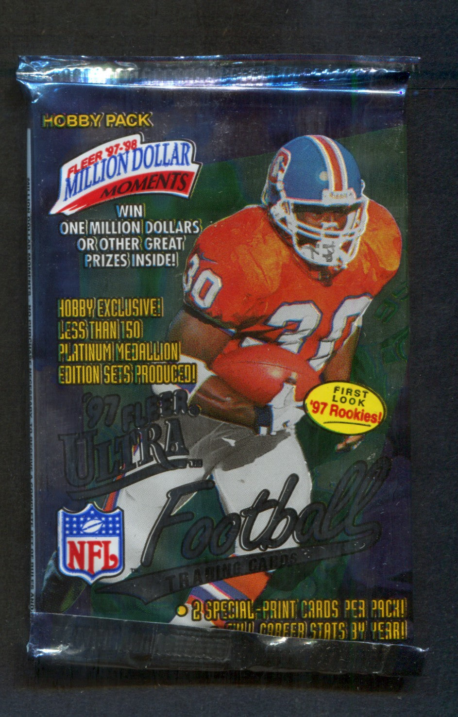 1997 Fleer Ultra Football Unopened Series 1 Pack (Hobby) (10)