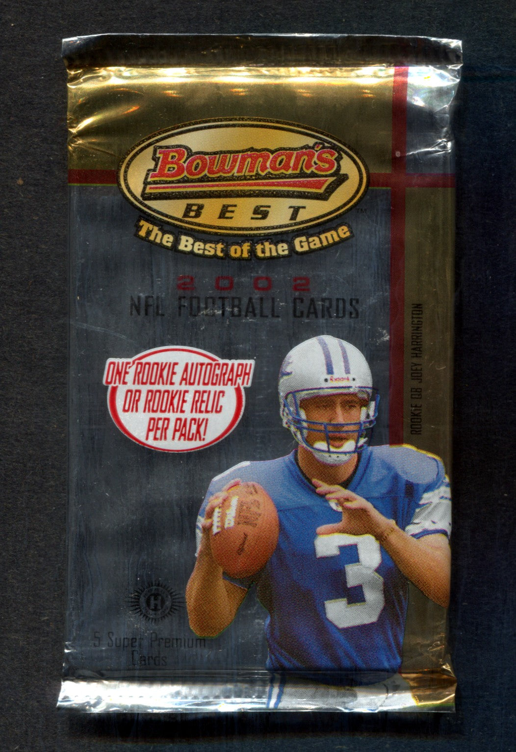2002 Bowman's Best Football Unopened Pack (Hobby) (5)