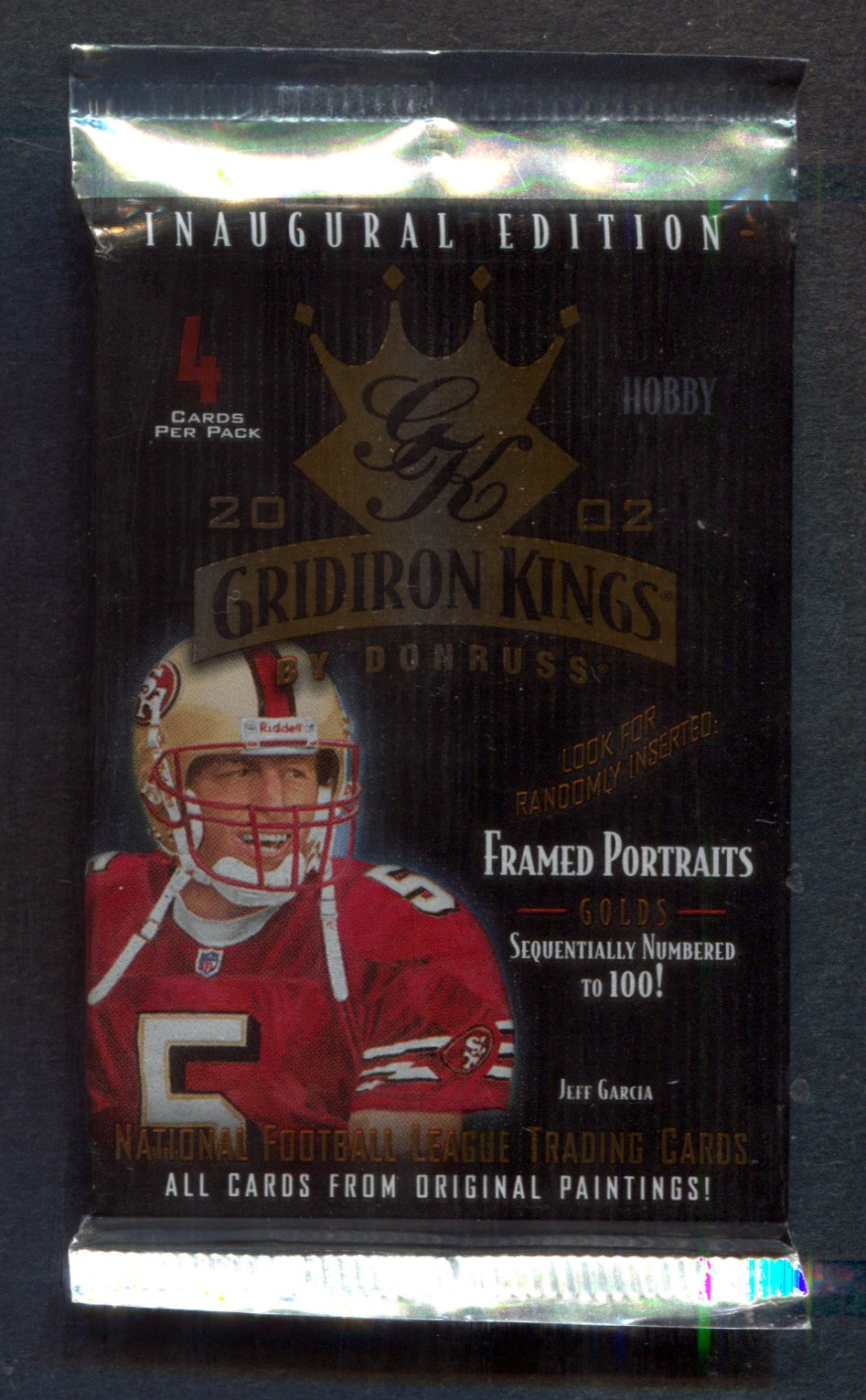 2002 Donruss Gridiron Kings Football Unopened Pack (Hobby) (4)