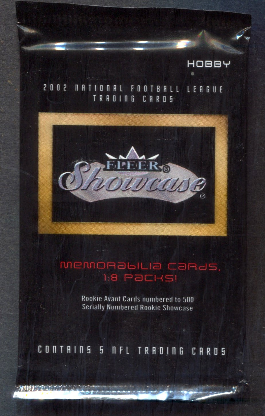 2002 Fleer Showcase Football Unopened Pack (Hobby) (5)