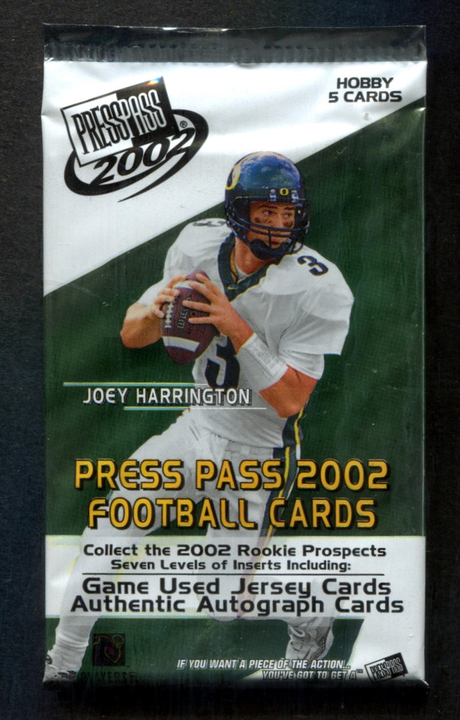 2002 Press Pass Football Unopened Pack (Hobby) (5)