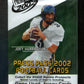 2002 Press Pass Football Unopened Pack (Hobby) (5)