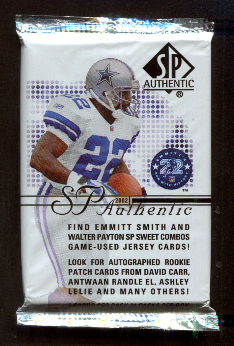 2002 Upper Deck SP Authentic Football Unopened Pack (Hobby) (5)
