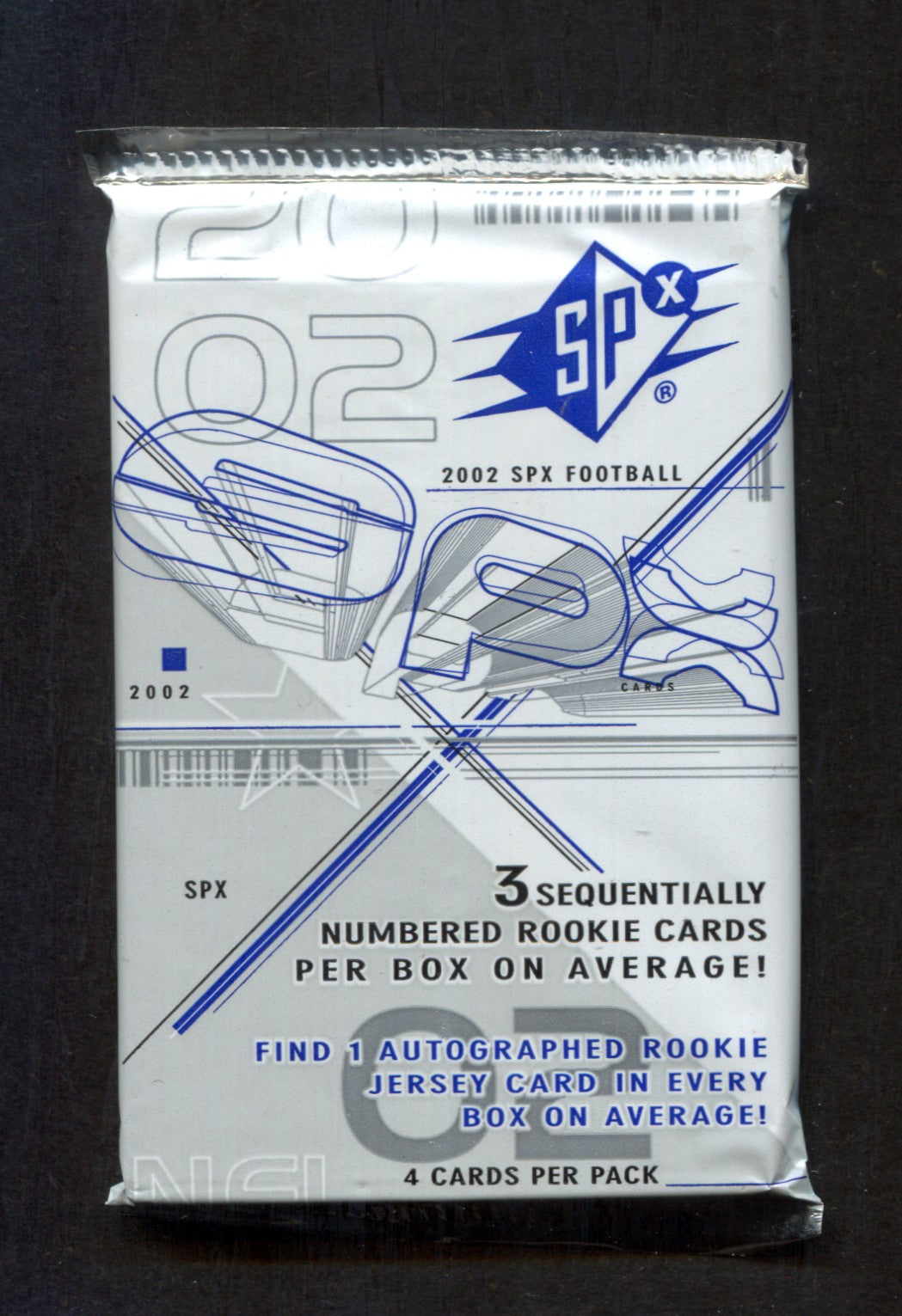 2002 Upper Deck SPx Football Unopened Pack (Hobby) (4)