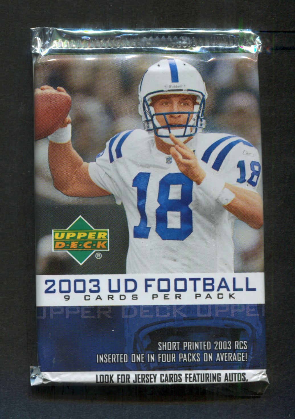 2003 Upper Deck Football Unopened Pack (Retail) (9)