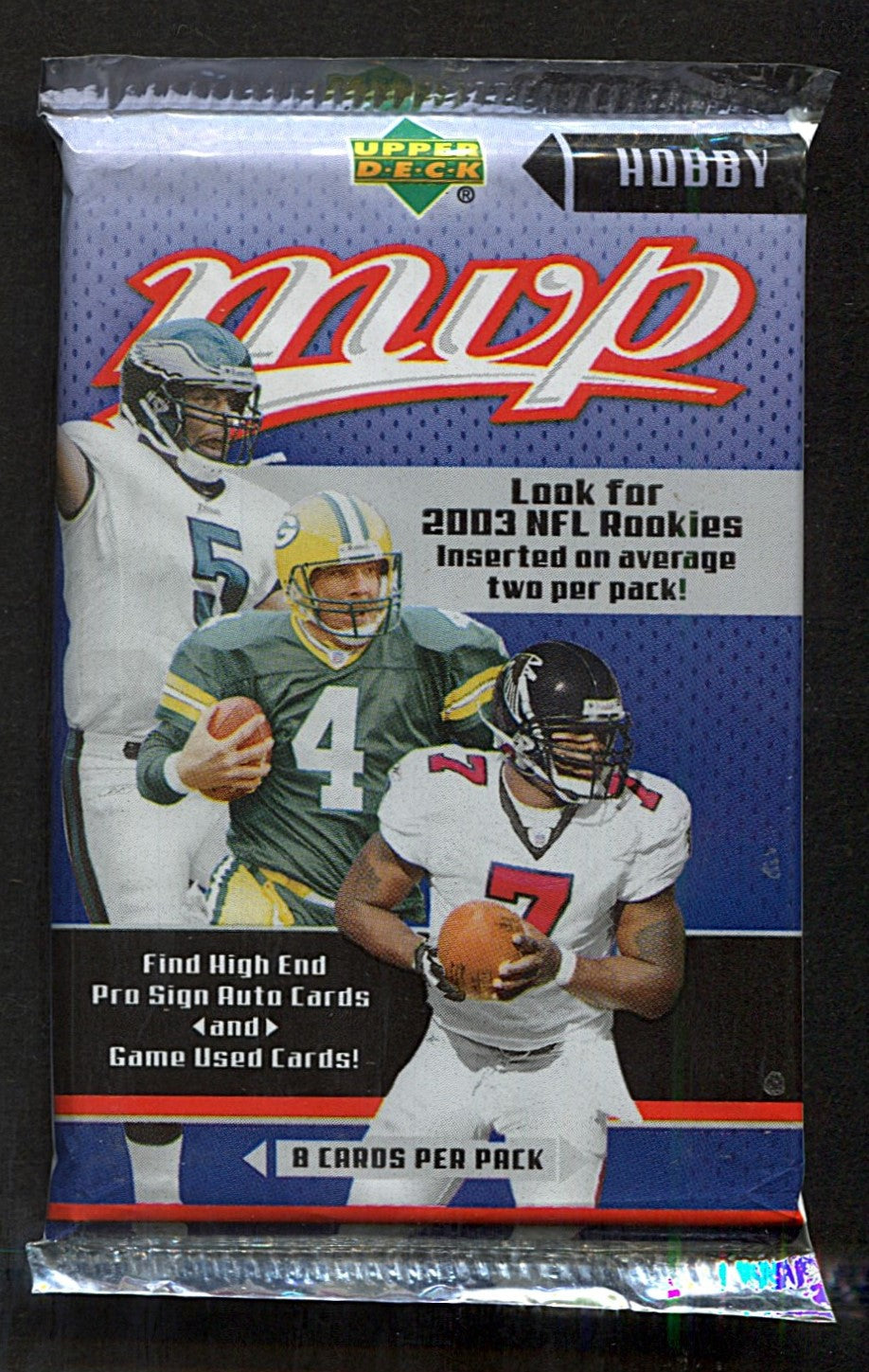 2003 Upper Deck MVP Football Unopened Pack (Hobby) (8)