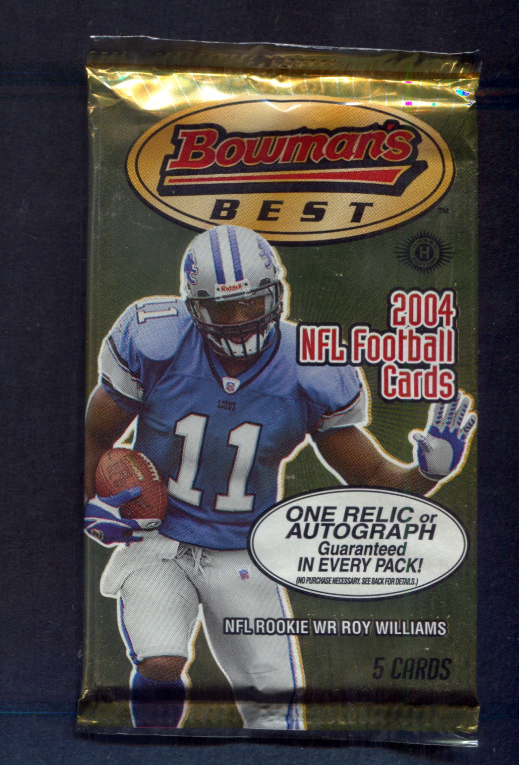 2004 Bowman's Best Football Unopened Pack (Hobby) (5)