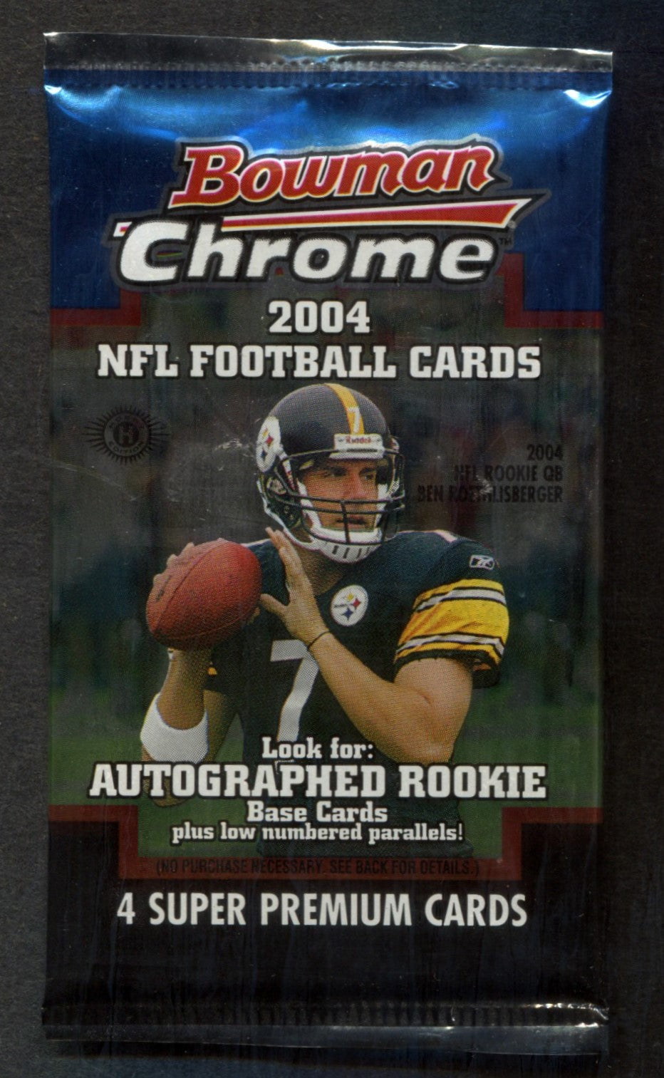 2004 Bowman Chrome Football Unopened Pack (Hobby) (4)