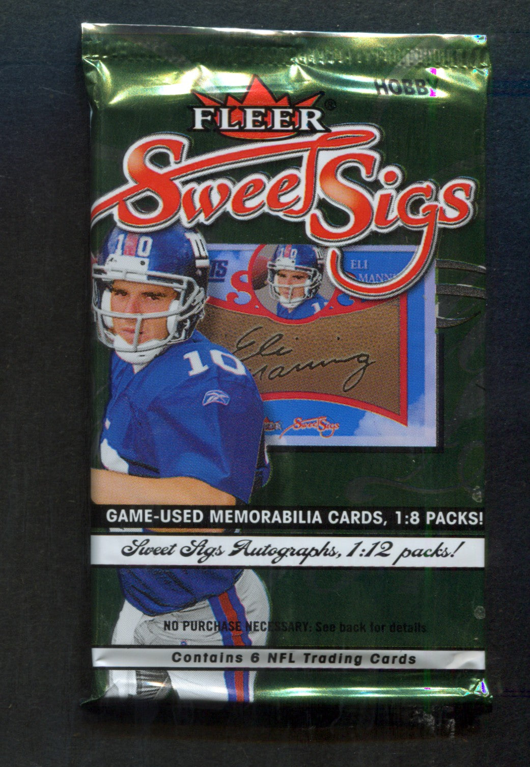 2004 Fleer Sweet Sigs Football Unopened Pack (Hobby) (6)