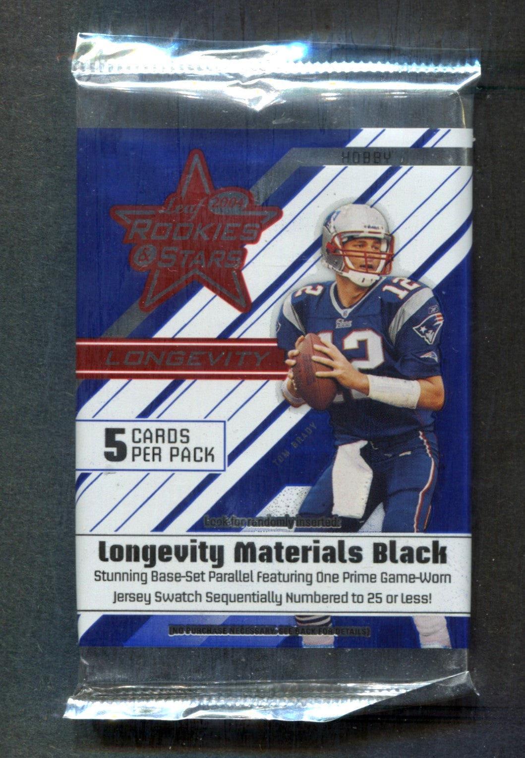 2004 Leaf Rookies & Stars Football Unopened Pack (Hobby) (5)