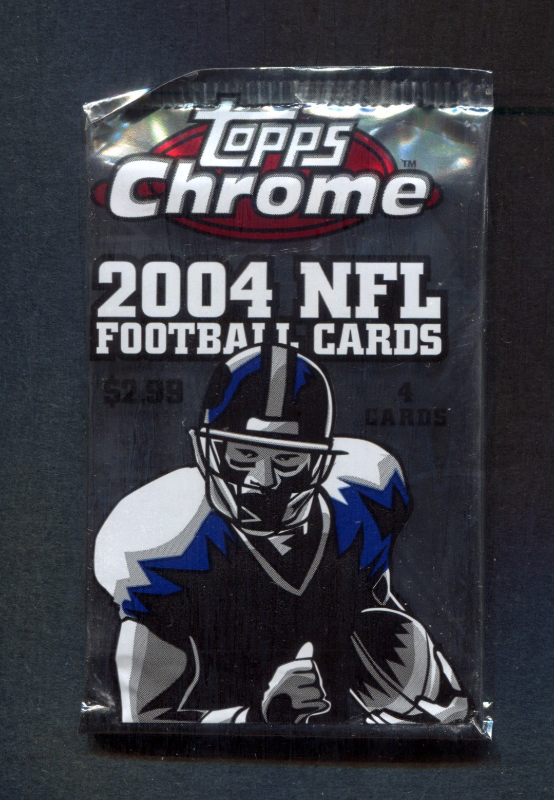 2004 Topps Chrome Football Unopened Pack (Retail) (Pre-Priced) (4)