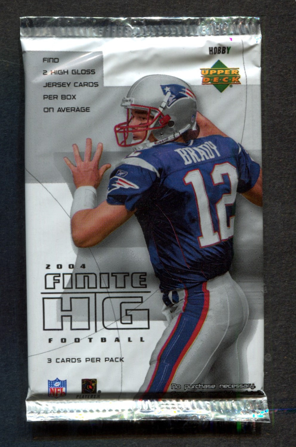 2004 Upper Deck Finite HG Football Unopened Pack (Hobby) (3)