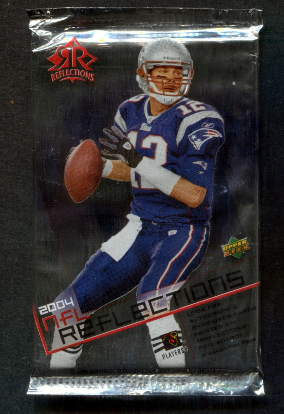 2004 Upper Deck Reflections Football Unopened Pack (4)