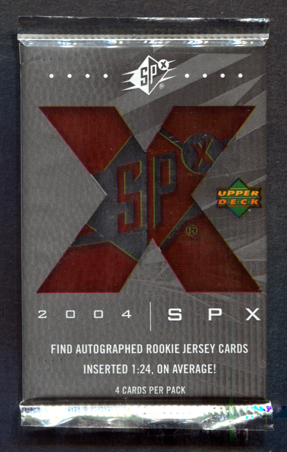 2004 Upper Deck SPx Football Unopened Pack (4)
