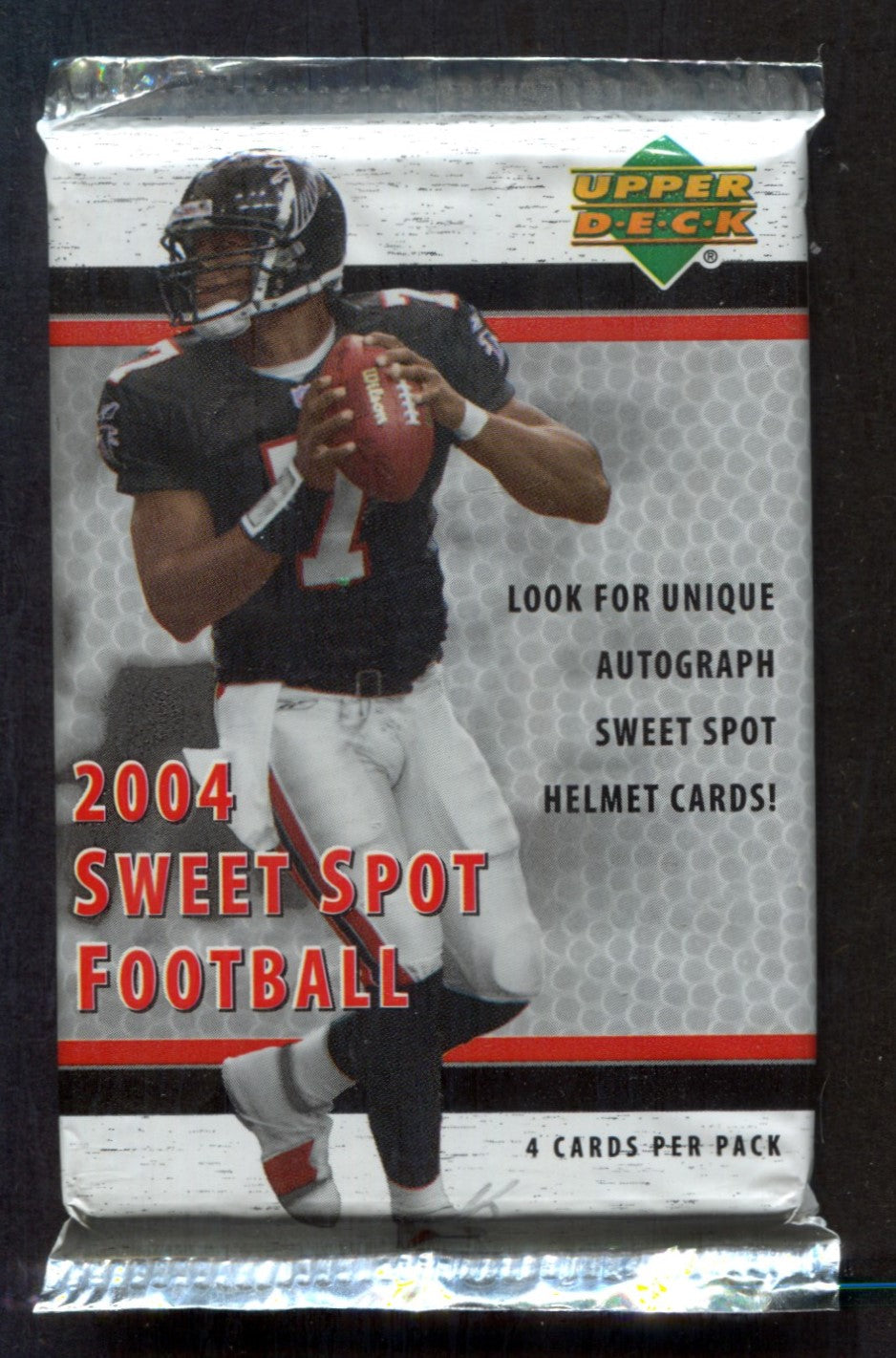 2004 Upper Deck Sweet Spot Football Unopened Pack (4)