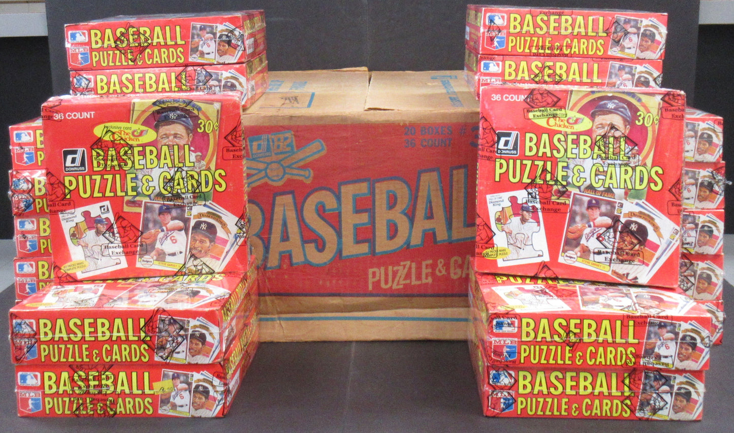 1982 Donruss Baseball Wax Case (20 Box) (BBCE) (B)