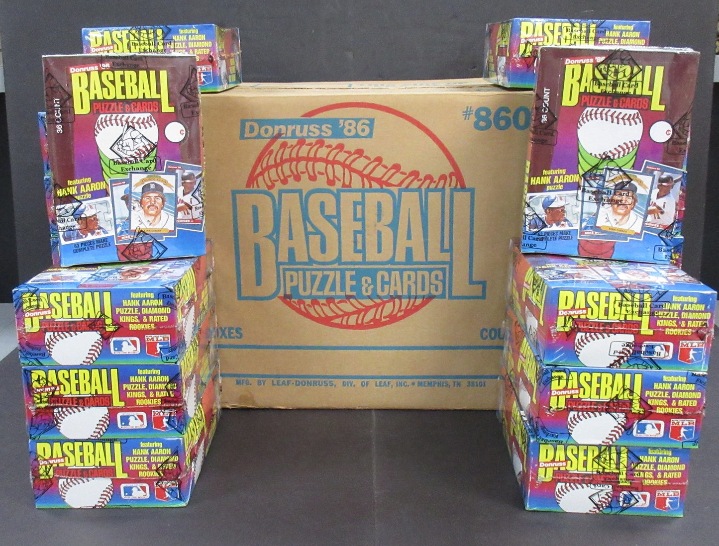 1986 Donruss Baseball Wax Case (20 Box) (FASC)