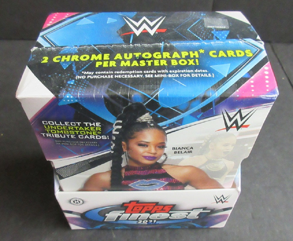 2021 Topps Finest WWE Wrestling Box (Hobby) (2/6/5)