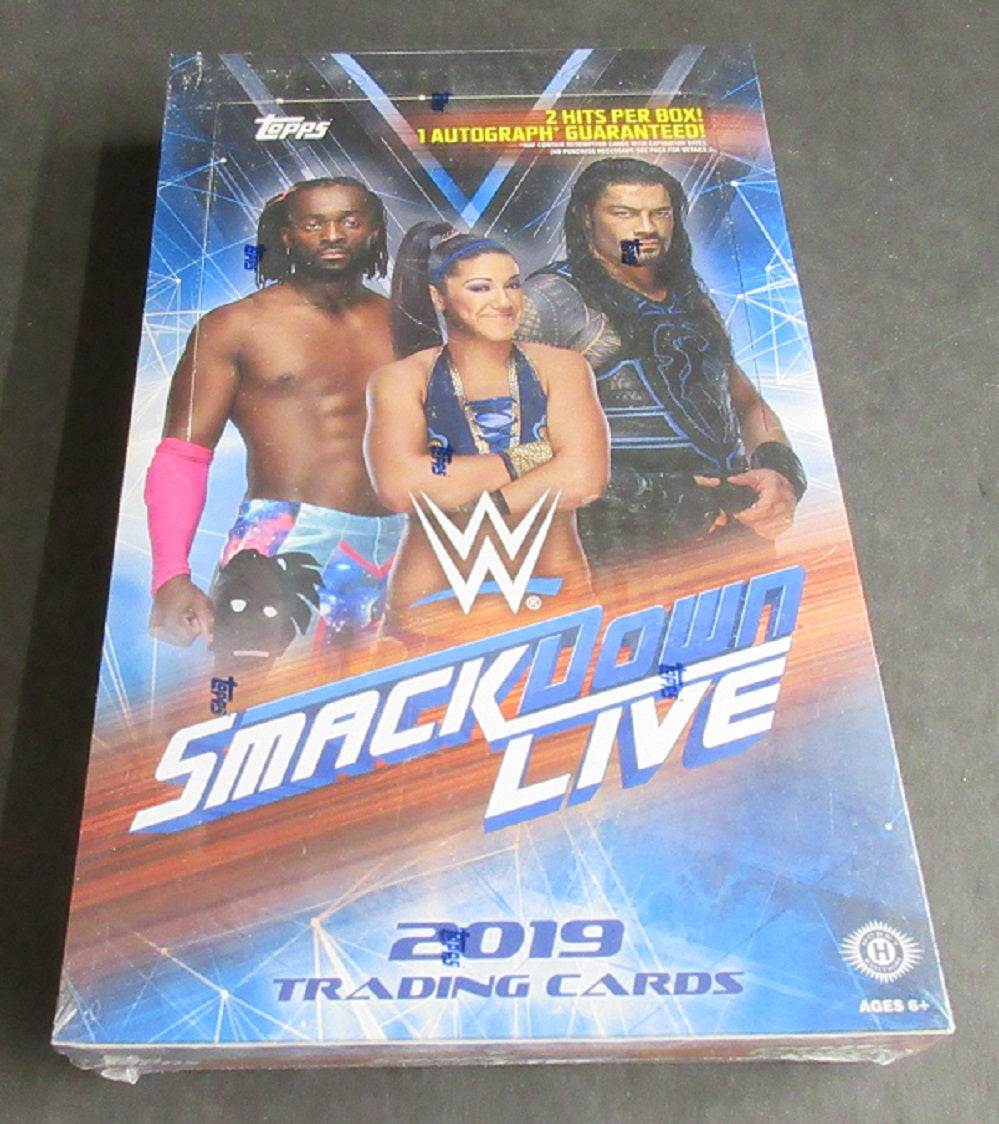 2019 Topps WWE Wrestling Smackdown Live Box (Hobby)