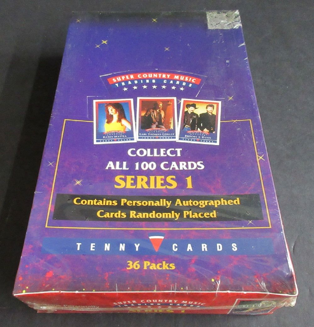 1993 Tenny Super Coutry Music Cards Series 1 Box