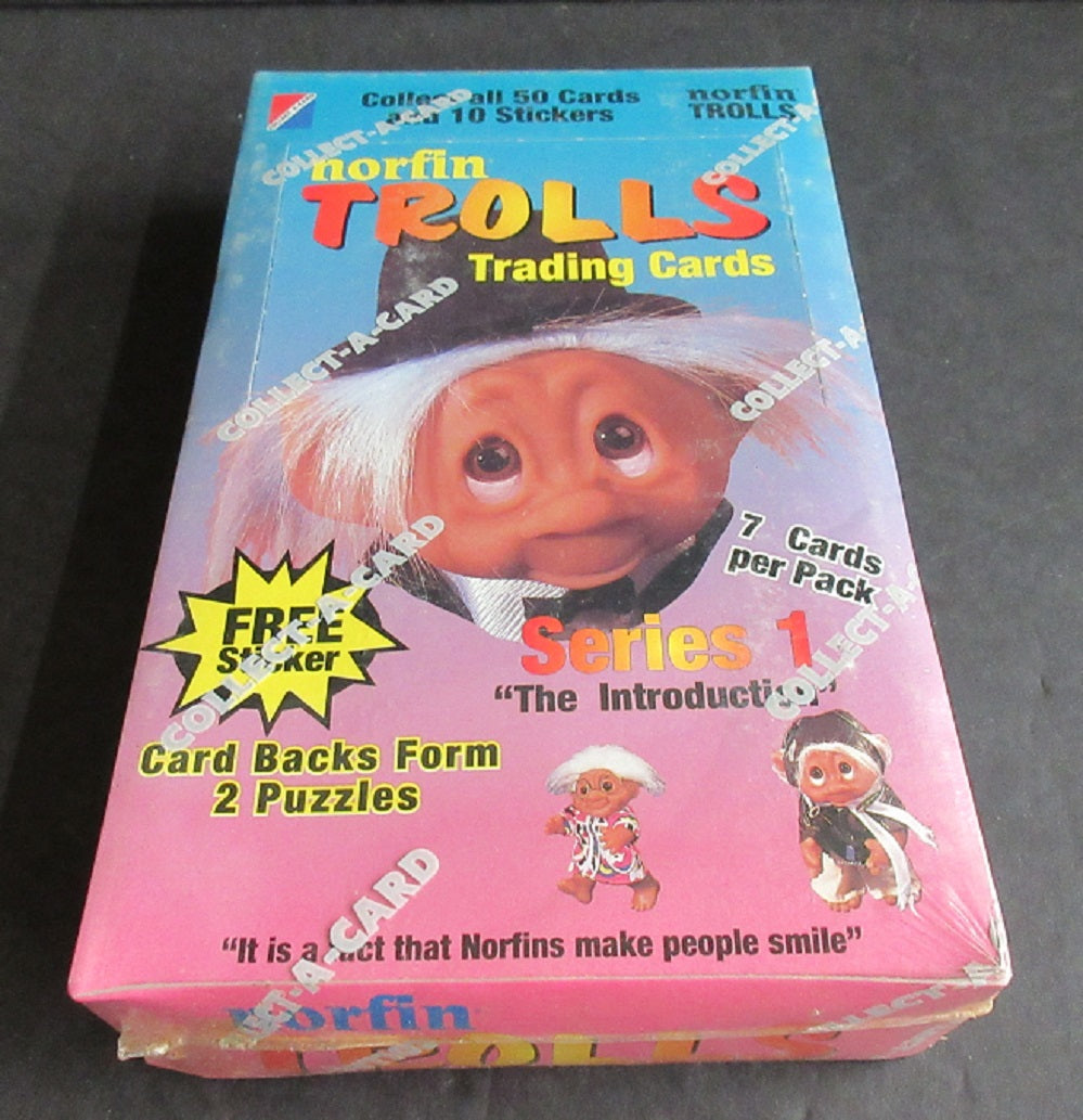 1992 Collect-A-Card Norfin Trolls Series 1 Box