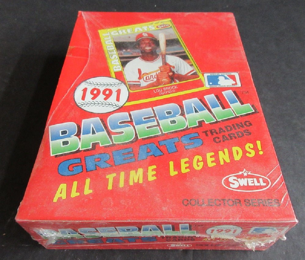 1991 Swell Baseball Greats Box