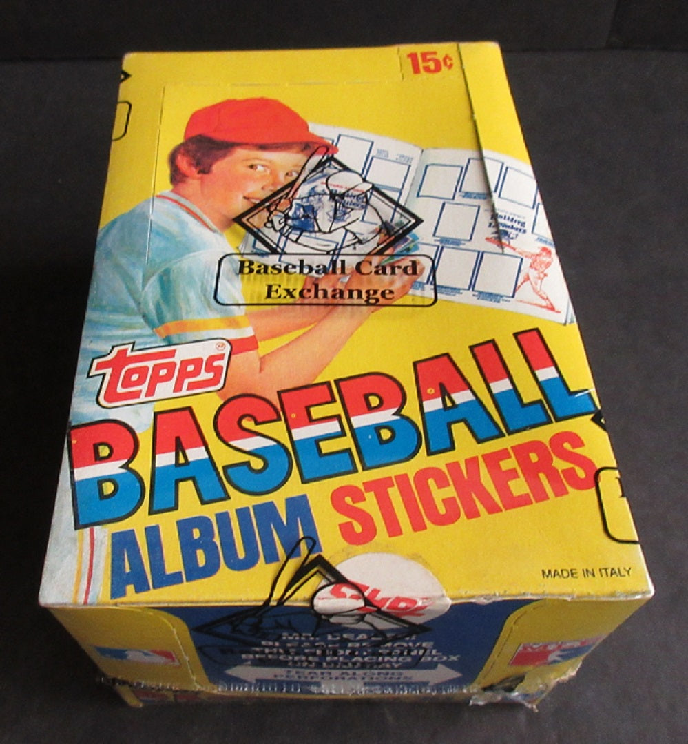 1981 Topps Baseball Unopened Album Stickers Box (BBCE) (Read)