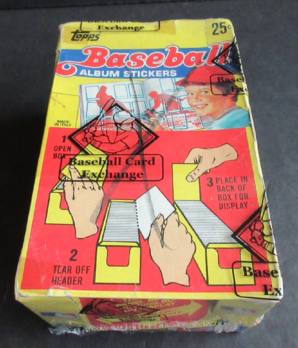 1983 Topps Baseball Unopened Album Stickers Box (BBCE) (X-Out) (Read)