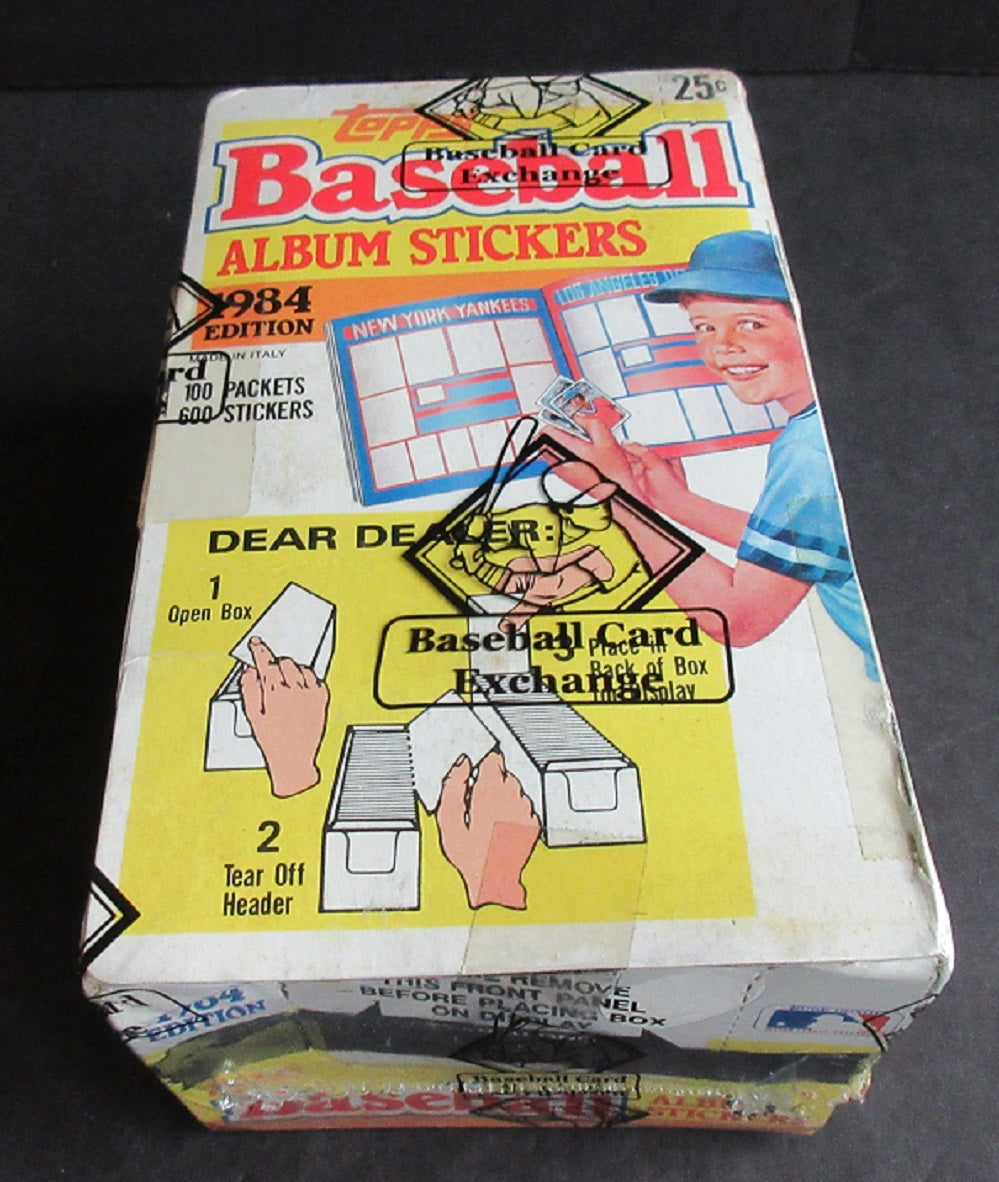 1984 Topps Baseball Unopened Album Stickers Box (BBCE) (Read)