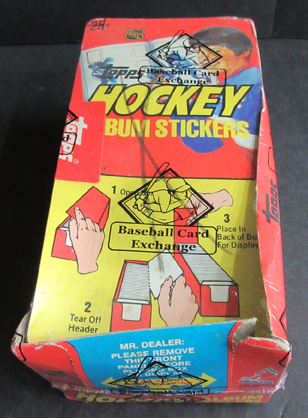 1982/83 Topps Hockey Unopened Album Stickers Box (BBCE) (X-Out) (Read)