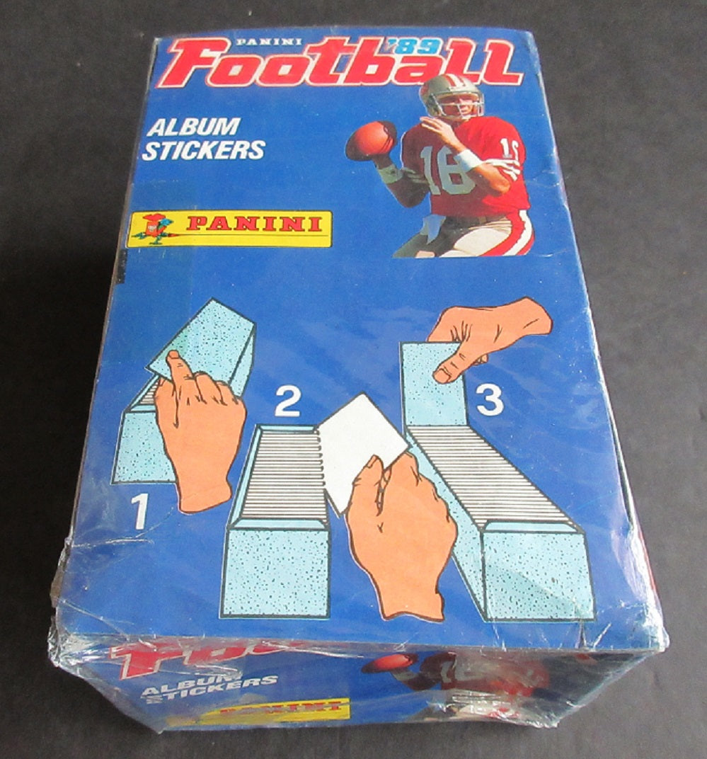 1989 Panini Football Album Stickers Box