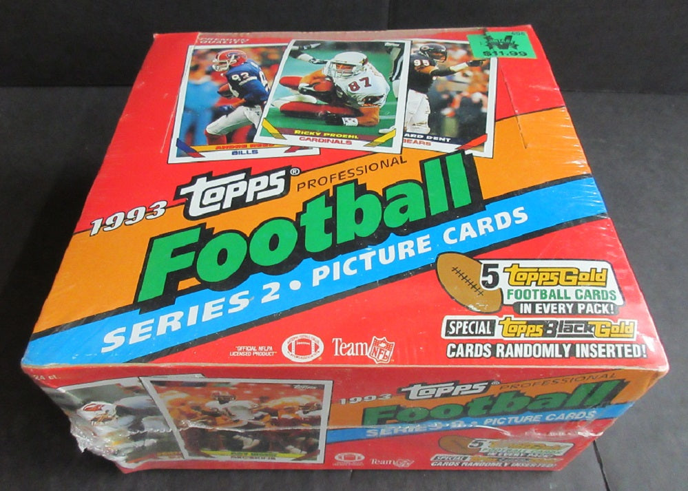 1993 Topps Football Series 2 Jumbo Box