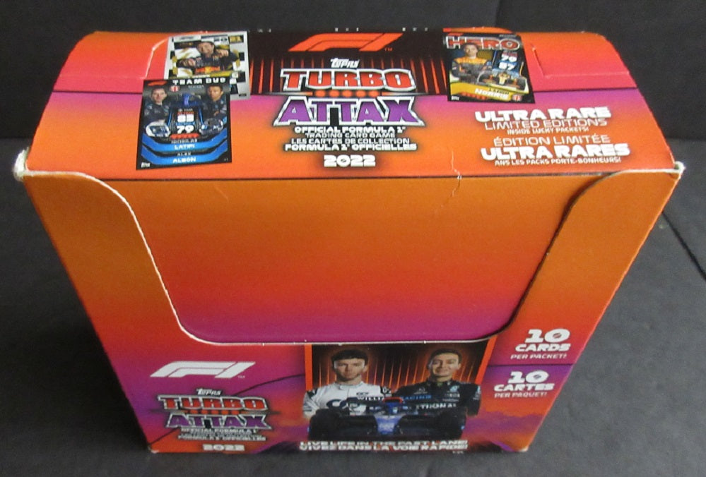 2022 Topps F1 Formula 1 Racing Turbo Attax Box (Retail)