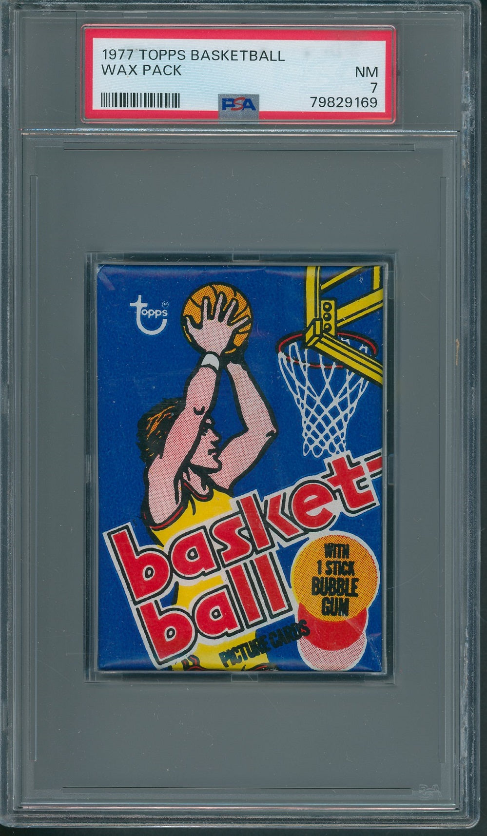 1977 1977/78 Topps Basketball Unopened Wax Pack PSA 7 *9169