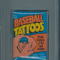 1971 Topps Baseball Tattoos Unopened Wax Pack PSA 8 *9132