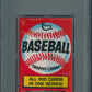 1974 Topps Baseball Unopened Wax Pack PSA 8 *9138