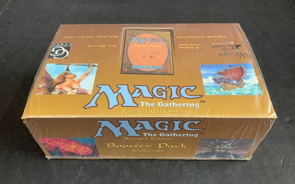 Magic The Gathering MTG Revised Edition 3rd Edition Booster Pack Box