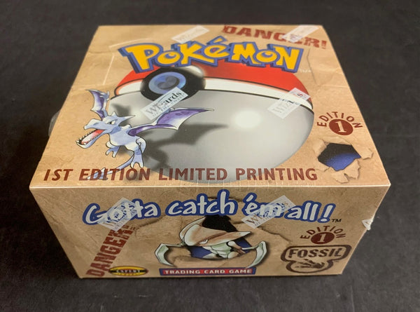 1999 WOTC Pokemon Fossil Unopened Booster Box (1st Edition) (English) Baseball Card Exchange 1999 WOTC Pokemon Fossil Unopened Booster Box (1st Edition) (English) Baseball Card Exchange