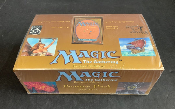 Magic The Gathering MTG Revised Edition 3rd Edition Booster Pack Box Baseball Card Exchange Magic The Gathering MTG Revised Edition 3rd Edition Booster Pack Box Baseball Card Exchange