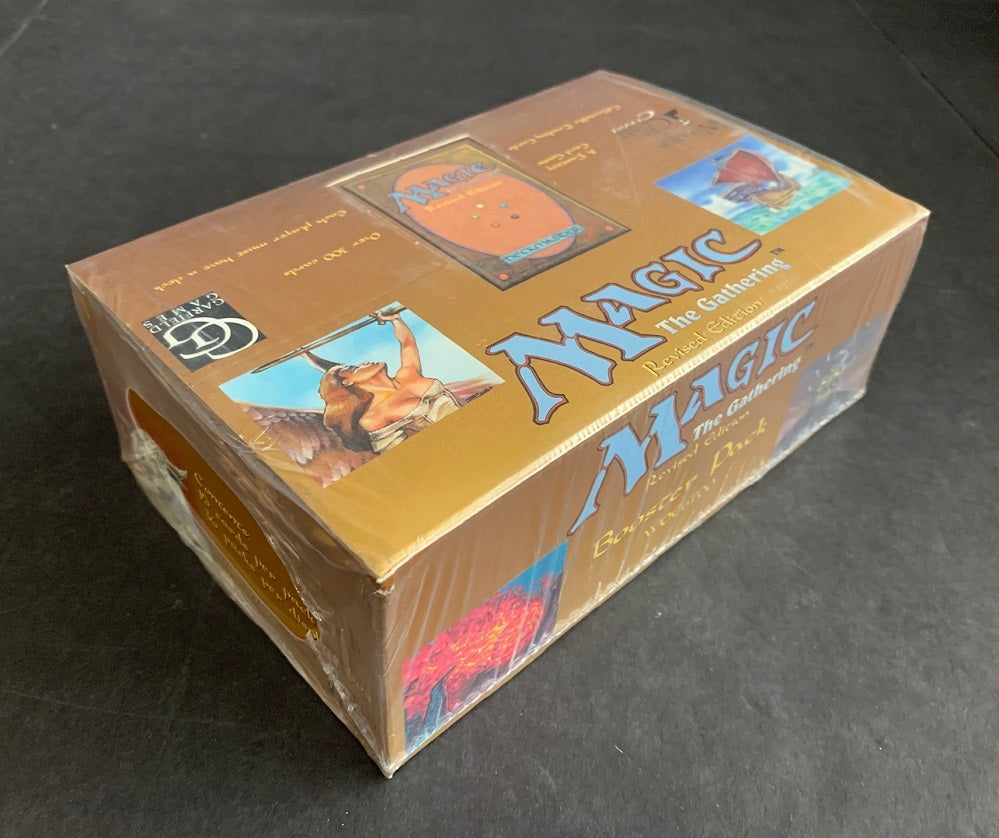 Magic The Gathering MTG Revised Edition 3rd Edition Booster Pack Box Magic The Gathering MTG Revised Edition 3rd Edition Booster Pack Box