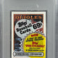 1988 Topps Baseball Unopened Cello Pack PSA 9 C. Ripken Jr. Top *4000